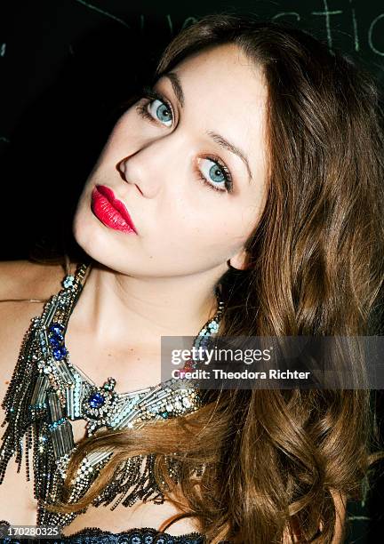 Actress Louise Chabat is photographed for Self Assignment on May 1, 2012 in Paris, France.