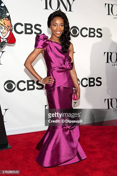 Valisia LeKae attends the 67th Annual Tony Awards at Radio City Music Hall on June 9, 2013 in New York City.