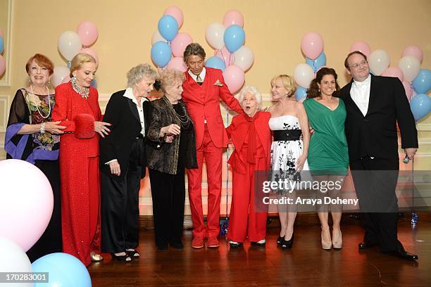 Nancy Dussault, Anne Jeffreys, June Lockhart, Millicent Martin, Tommy Tune, Charlotte Rae, Cathy Rigby, Marissa Jaret Winokur and Marc Cherry attend...