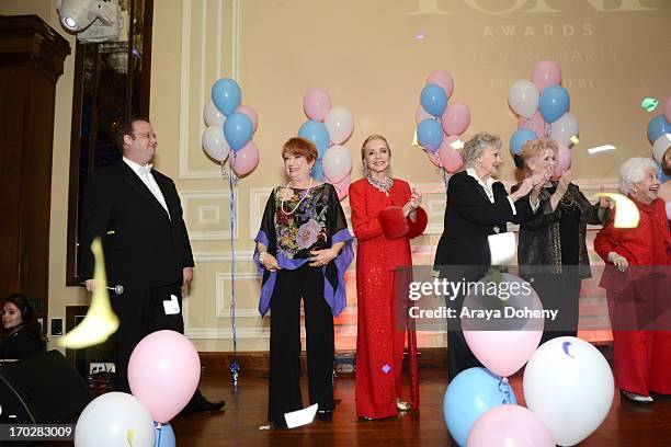 Marc Cherry, Nancy Dussault, Anne Jeffreys, June Lockhart, Millicent Martin, Charlotte Rae, Cathy Rigby and Marissa Jaret Winokur attend the the...