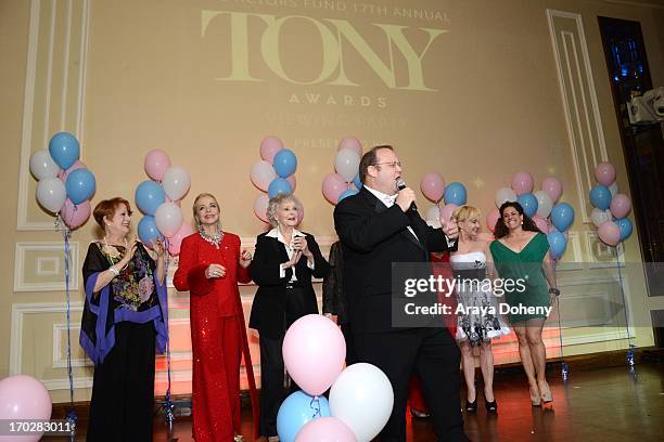 Marc Cherry, Nancy Dussault, Anne Jeffreys, June Lockhart, Millicent Martin, Charlotte Rae, Cathy Rigby and Marissa Jaret Winokur attend the the...