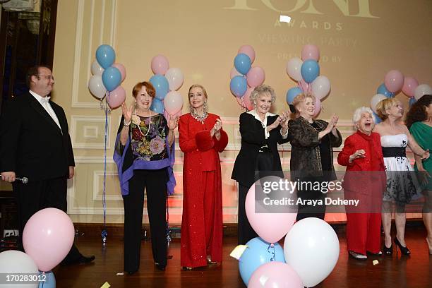 Marc Cherry, Nancy Dussault, Anne Jeffreys, June Lockhart, Millicent Martin, Charlotte Rae, Cathy Rigby and Marissa Jaret Winokur attend the the...