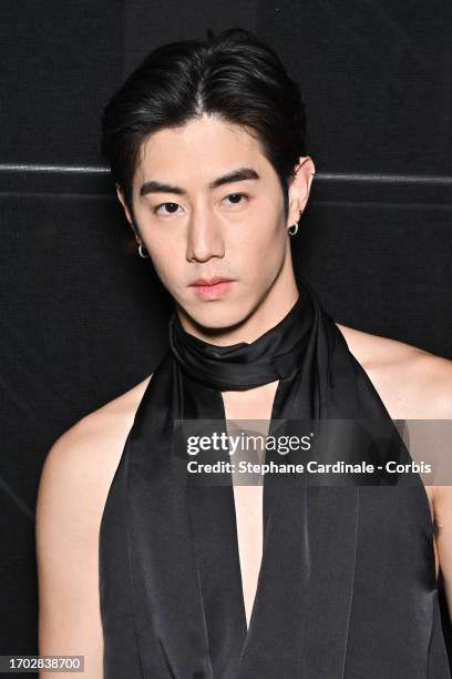 Mark Tuan of group GOT7 attends the Saint Laurent Womenswear Spring/Summer 2024 show as part of Paris Fashion Week on September 26, 2023 in Paris,...