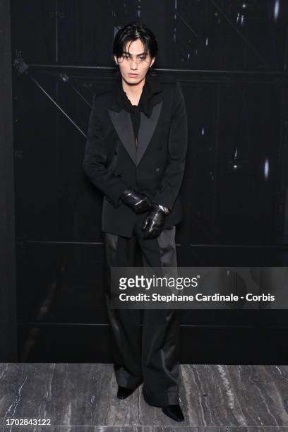 Kyum of group GOT7 attends the Saint Laurent Womenswear Spring/Summer 2024 show as part of Paris Fashion Week on September 26, 2023 in Paris, France.