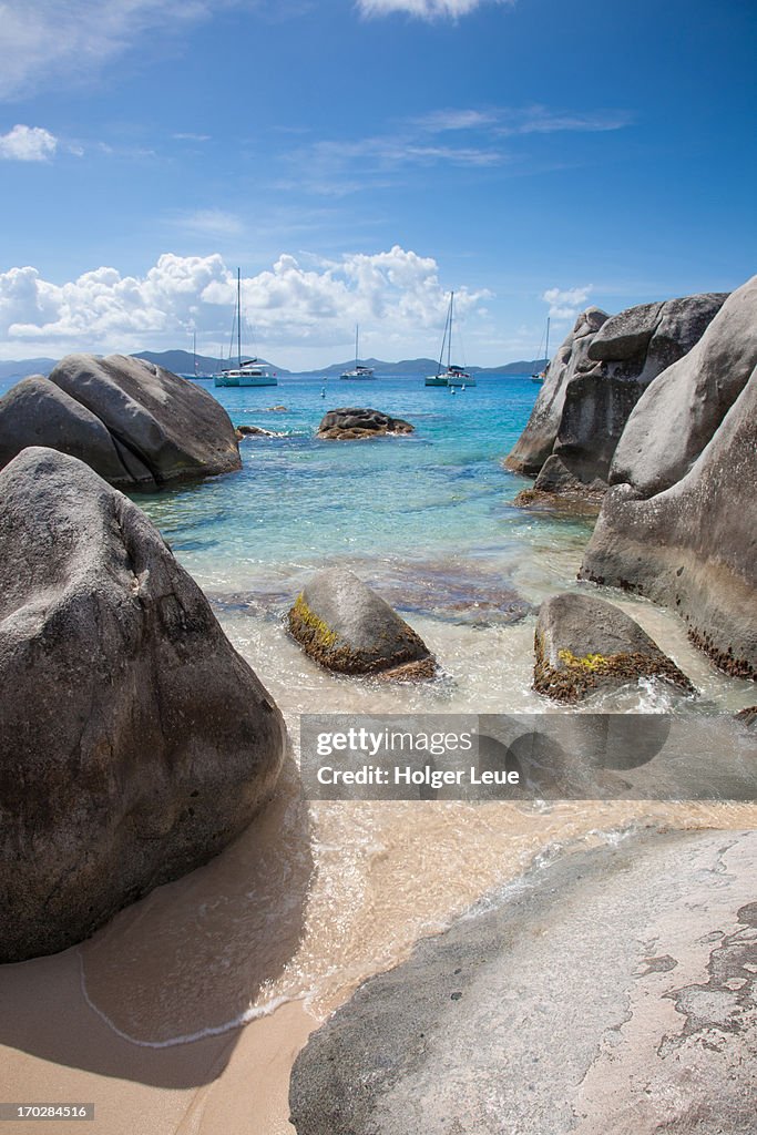 Granite boulders at The Baths