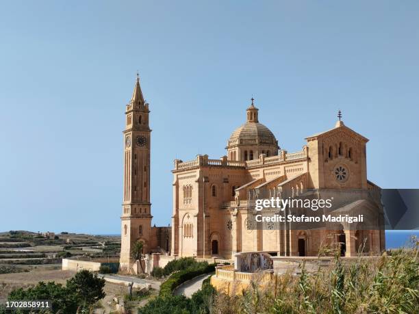 shrine of ta' pinu, island of gozo - gozo malta stock pictures, royalty-free photos & images
