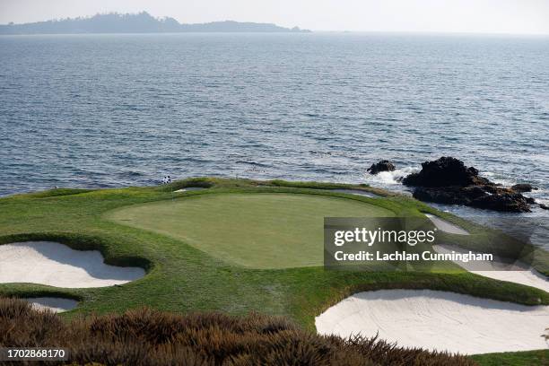 General view of the 7th green during the second round of the PURE Insurance Championship at Pebble Beach Golf Links on September 23, 2023 in Pebble...