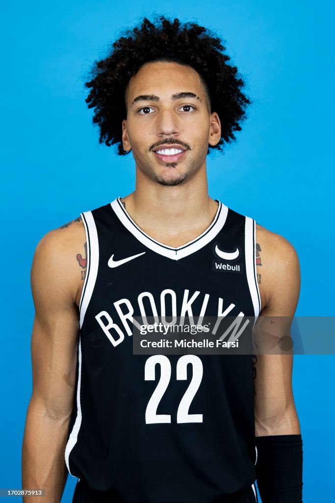 Jaley Wilson Jalen Wilson of the Brooklyn Nets poses for a head shot during the ...