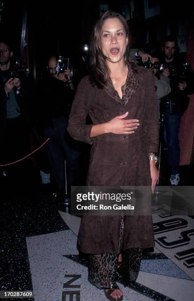 Actress Maxine Bahns attends Benetton Unveils Its New Unisex Fragrances "Hot" and "Cold" on April 3, 1997 at the Fashion Cafe in New York City.