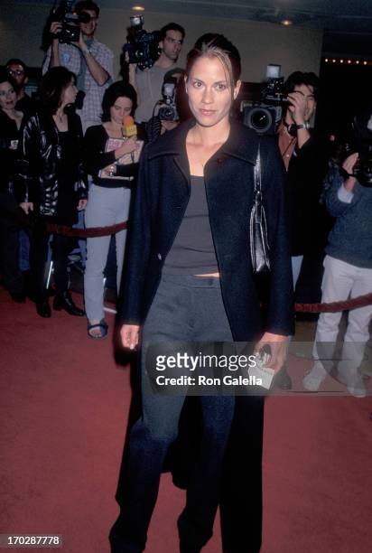 Actress Maxine Bahns attends "The Man Who Knew Too Little" Westwood Premiere on November 11, 1997 at the Mann Bruin Theatre in Westwood, California.