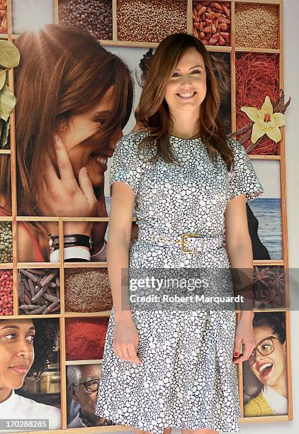 Claudia Bassols poses during a photocall for her latest film 'Menu Degustacion' at the Cine Girona on June 10, 2013 in Madrid, Spain.