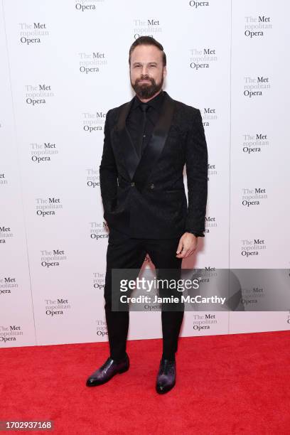 Ryan McKinny attends the opening night gala of Metropolitan Opera's "Dead Man Walking" at Lincoln Center on September 26, 2023 in New York City.