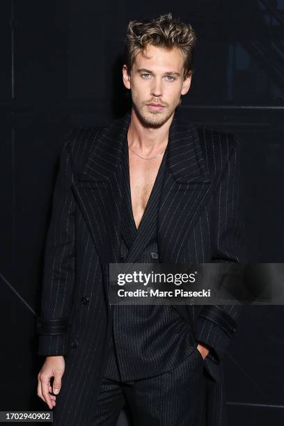 Austin Butler attends the Saint Laurent Womenswear Spring/Summer 2024 show as part of Paris Fashion Week on September 26, 2023 in Paris, France.