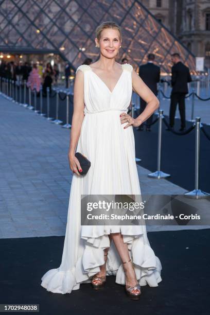 Kelly Rutherford attends the Lancome X Louvre photocall as part of Paris Fashion Week on September 26, 2023 in Paris, France.