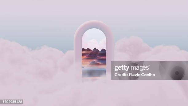 gateway to digital dreamscapes - portail photos et images de collection