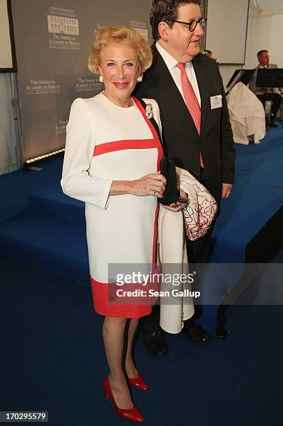 Nina von Maltzahn and American Academy in Berlin Executive Director Gary Smith attend the Henry A. Kissinger Prize 2013 award at the American Academy...