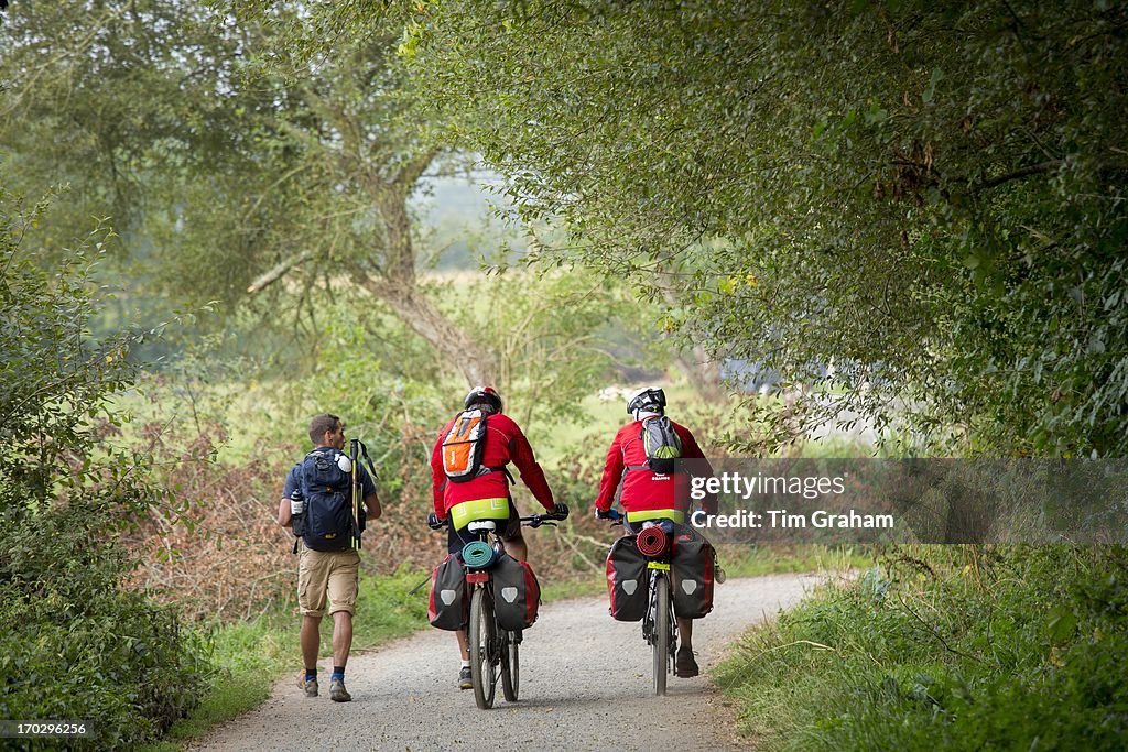 Pilgrims on Camino de Santiago Trek, Spain