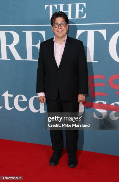 Michael McIntyre attends the UK premiere of "The Creator" at Science Museum on September 26, 2023 in London, England.