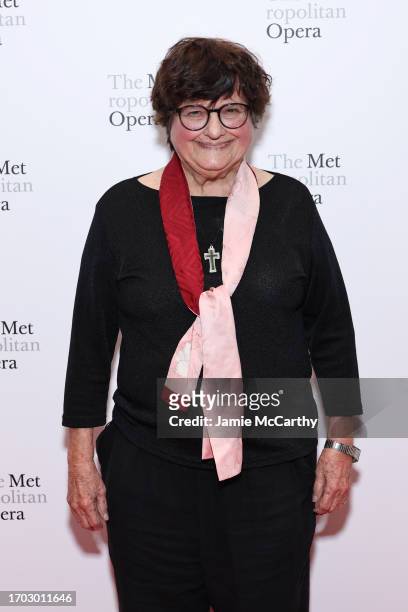 Helen Prejean attends the opening night gala of Metropolitan Opera's "Dead Man Walking" at Lincoln Center on September 26, 2023 in New York City.
