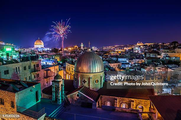 old dity of jerusalem - jerusalem skyline stock pictures, royalty-free photos & images