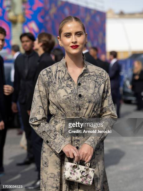 Valentina Ferragni attends the Christian Dior Womenswear Spring/Summer 2024 show as part of Paris Fashion Week on September 26, 2023 in Paris, France.