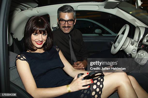François Vincentelli and Alice Dufour attend the 1 Million By Paco Rabanne Launch Party and Premiere of 'Insaisissables' In Paris at Grand Palais on...