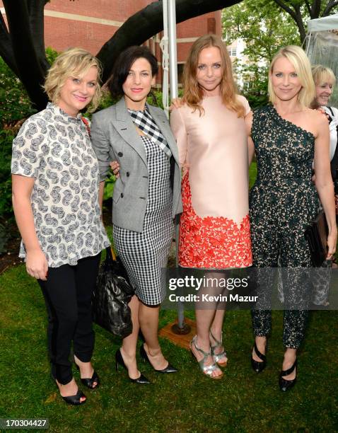 Amy Poehler, Jessica Seinfeld, Stella McCartney and Naomi Watts attend the Stella McCartney Spring 2014 Collection Presentation at West 10th Street...