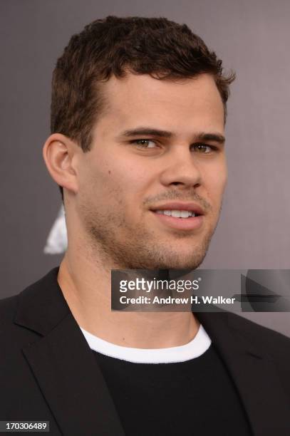 Player Kris Humphries attends the "Man Of Steel" world premiere at Alice Tully Hall at Lincoln Center on June 10, 2013 in New York City.