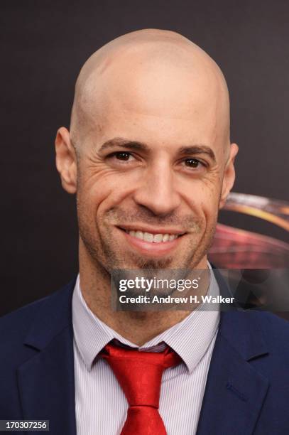 Musician Chris Dougherty attends the "Man Of Steel" world premiere at Alice Tully Hall at Lincoln Center on June 10, 2013 in New York City.