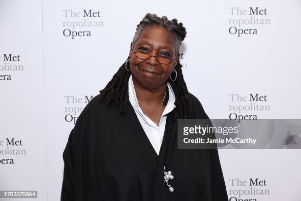 Whoopi Goldberg attends the opening night gala of Metropolitan Opera's "Dead Man Walking" at Lincoln Center on September 26, 2023 in New York City.