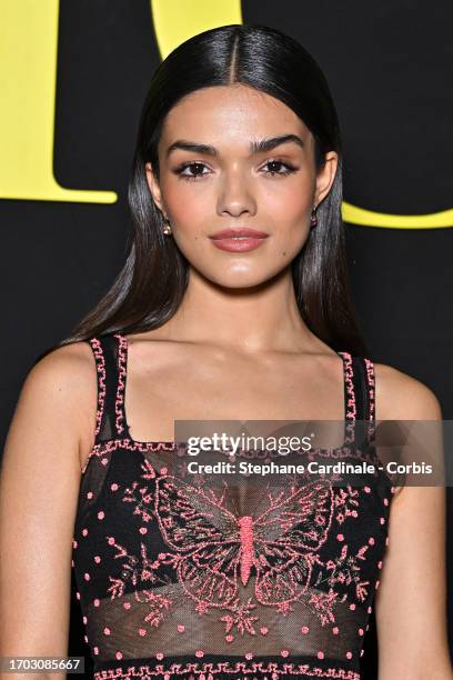 Rachel Zegler attends the Christian Dior Womenswear Spring/Summer 2024 show as part of Paris Fashion Week on September 26, 2023 in Paris, France.