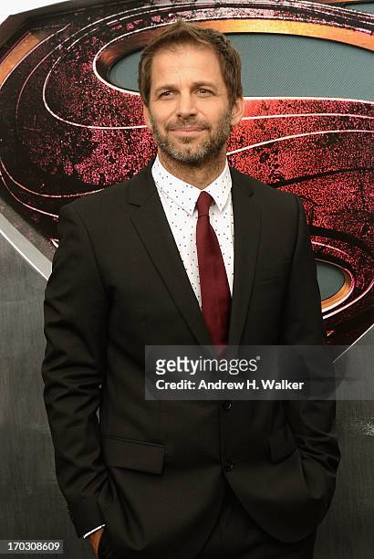 Director Zack Snyder attends the "Man Of Steel" world premiere at Alice Tully Hall at Lincoln Center on June 10, 2013 in New York City.