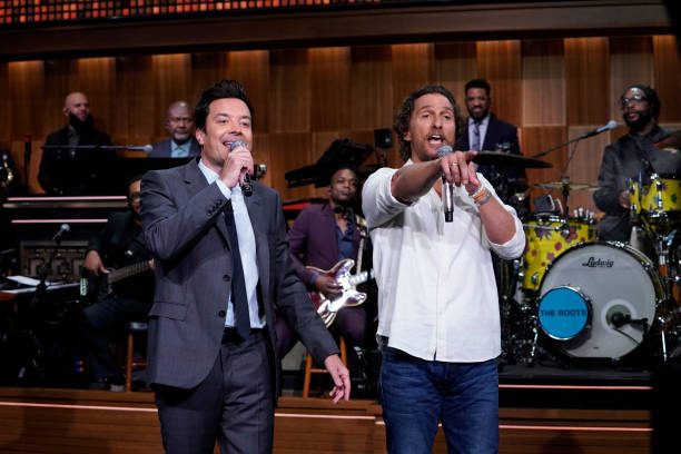 NY: NBC's "Tonight Show Starring Jimmy Fallon" with guests 	Matthew McConaughey, John Mayer, JOHN MAYER