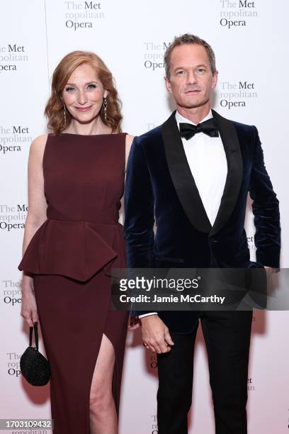 Kate Jennings Grant and Neil Patrick Harris attend the opening night gala of Metropolitan Opera's "Dead Man Walking" at Lincoln Center on September...
