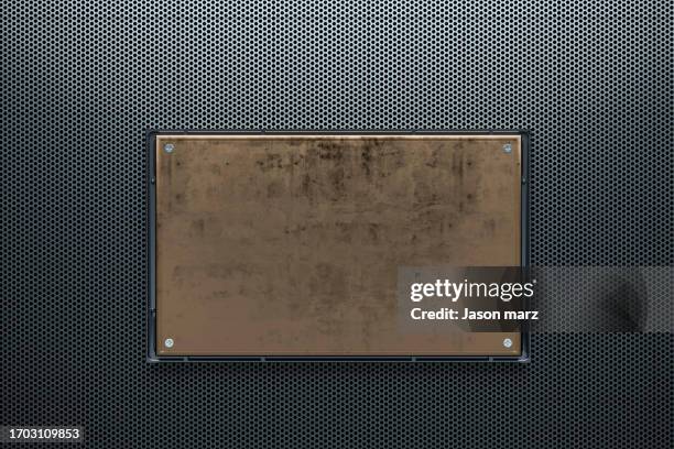 clean and tidy metal background - metal plate stock pictures, royalty-free photos & images