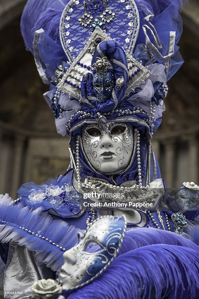 Portrait of a Venetian Carnival mask