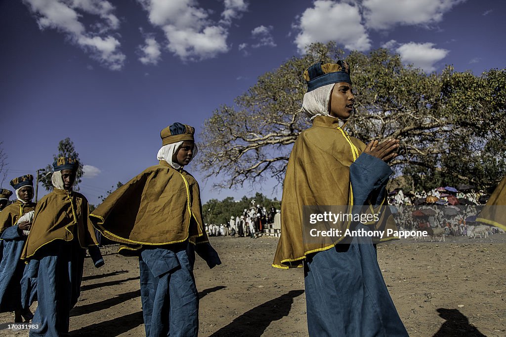 The Hosanna festival(Palm Sunday) in Axum