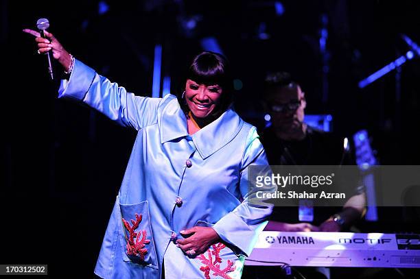Patti LaBelle performs at the 8th annual Apollo Theater Spring Gala Concert at The Apollo Theater on June 10, 2013 in New York City.