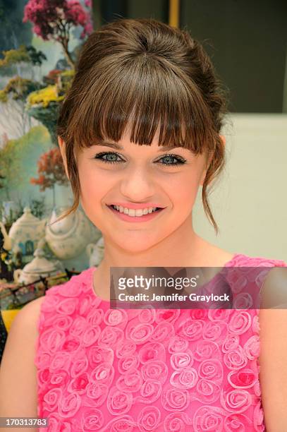 Actress Joey King attends The London West Hollywood & Disney Present The Launch of "Oz The Great and Powerful" on Blu-ray Hosted by Joey King at The...