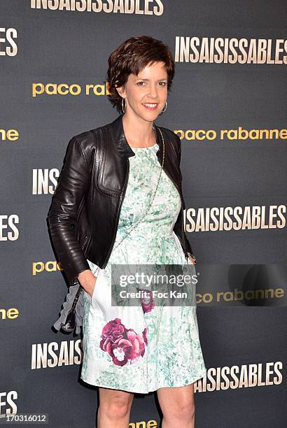 Nathalie Renoux attends the 'Drive In Intense' - Perfume I million by Paco Rabanne Launch Party and Premiere of 'Insaisissables' at the Grand Palais...