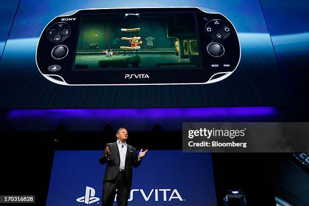 Jack Tretton, chief executive officer of Sony Computer Entertainment America Inc., talks about the company's PlayStation Vita handheld gaming console...