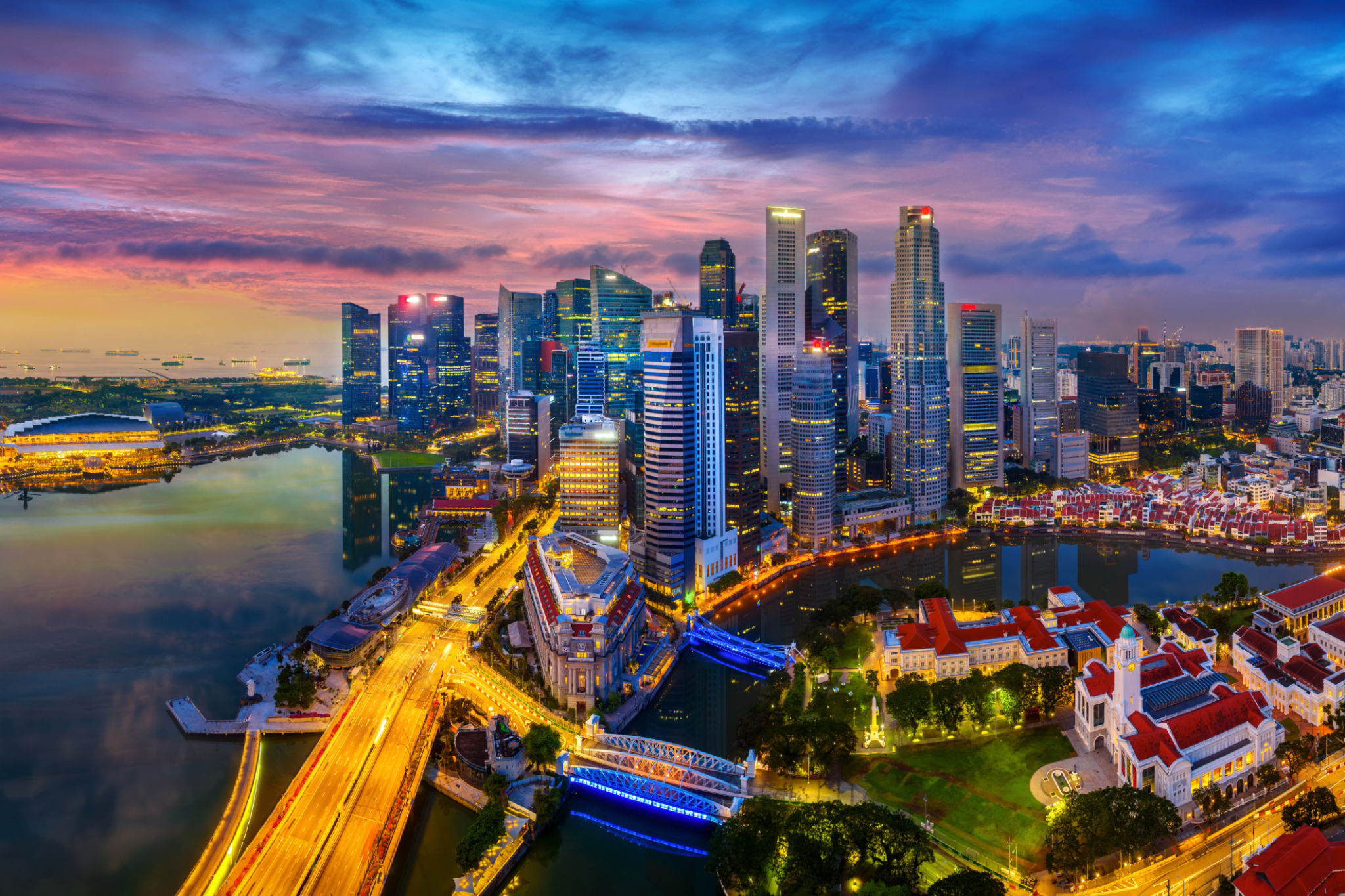 singapore skyline technology