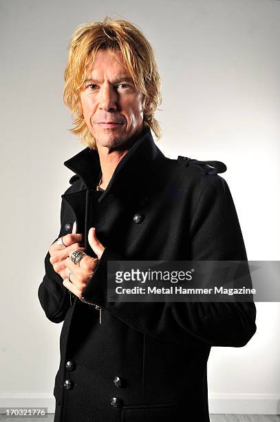 American musician Duff McKagan, former bassist of Guns N Roses and current vocalist and guitarist of Loaded, photographed during a portrait shoot for...