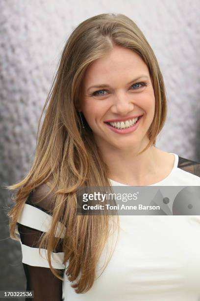 Actress Tracy Spiridakos poses at the 'Revolution' Photocall during the 53rd Monte Carlo TV Festival on June 10, 2013 in Monte-Carlo, Monaco.