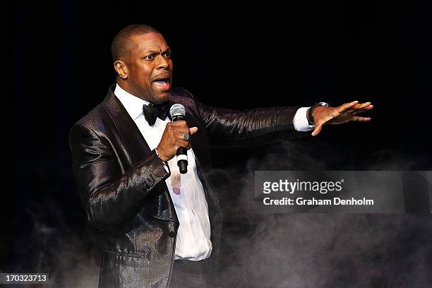 Chris Tucker performs on stage at the Plenary on June 11, 2013 in Melbourne, Australia.