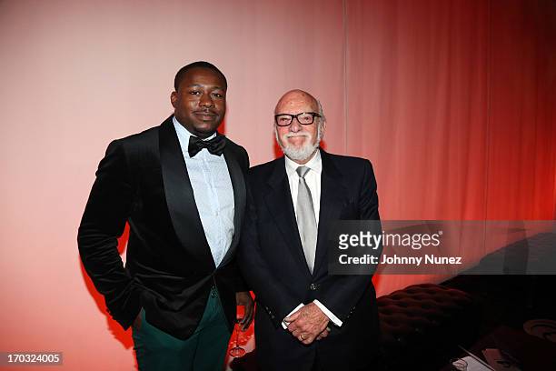 Billionaires Row Chairman and CEO William Benson and theatrical producer Harold Prince attend the 8th Annual Stella By Starlight Benefit Gala at...
