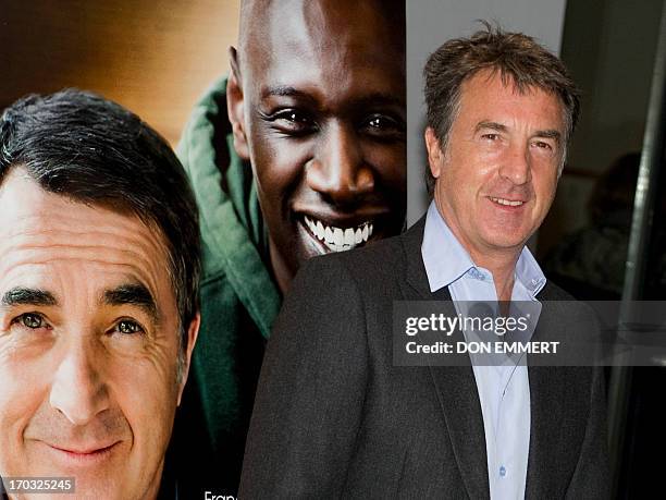 - Photo taken on March 1, 2012 shows French actor Francois Cluzet as he poses for a photo at a screening of The Intouchables at Lincoln Center in New...