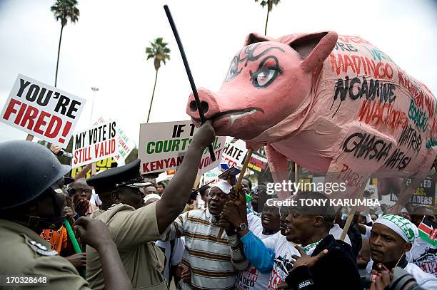 Pigs Protesting 35 Kenya Pig Protest Stock Photos, High-Res Pictures, and Images ...