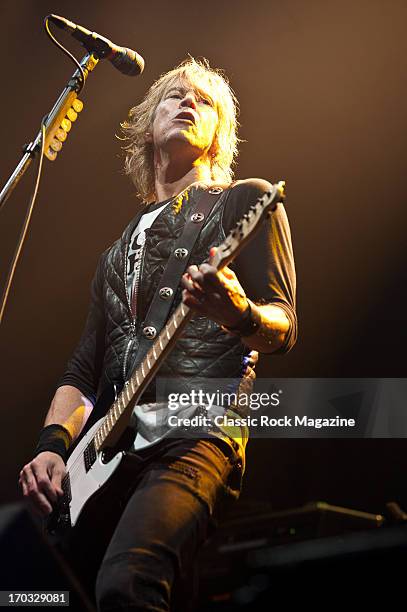 Duff McKagan of American hard rock band Loaded performing live onstage at the Wembley Arena, October 28, 2012.