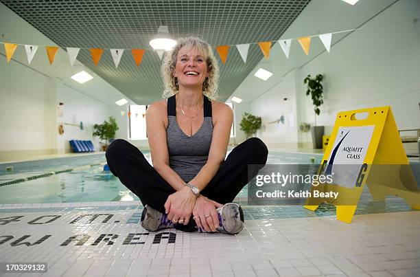 November 2012. Photos of Corinna Smith, the instructor for a story about the aquafit class. Photos by Keith Beaty.
